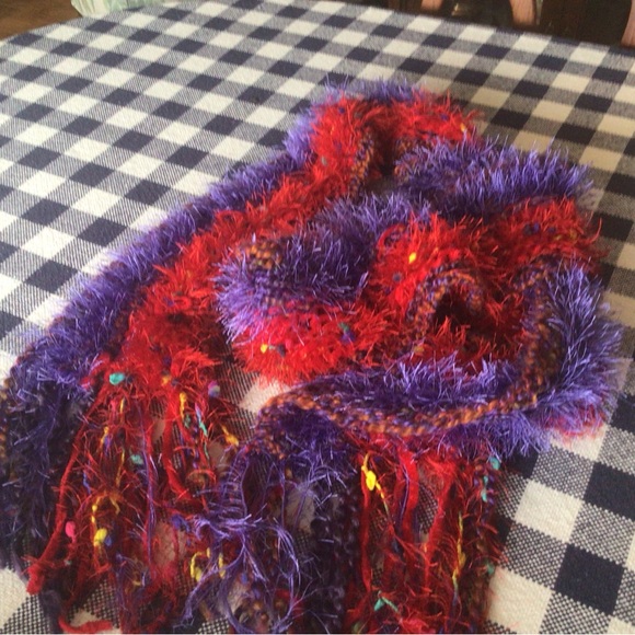 Long Colourful Scarf - Picture 4 of 5